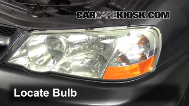 2002 Acura TL 3.2L V6 Éclairage Feu clignotant avant (remplacer l'ampoule)